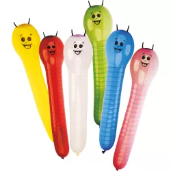 6 latexových balónikov Caterpillar 60,9 cm