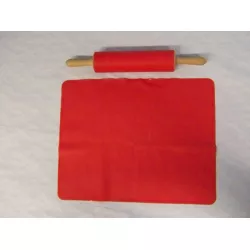 Valček na cesto so silikónovým návlekem 25x6,5 cm