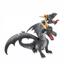 Figúrka na tortu dvojhlavý drak čierny 14x10 cm