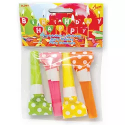 Párty fŕkačkyfarebné 4ks