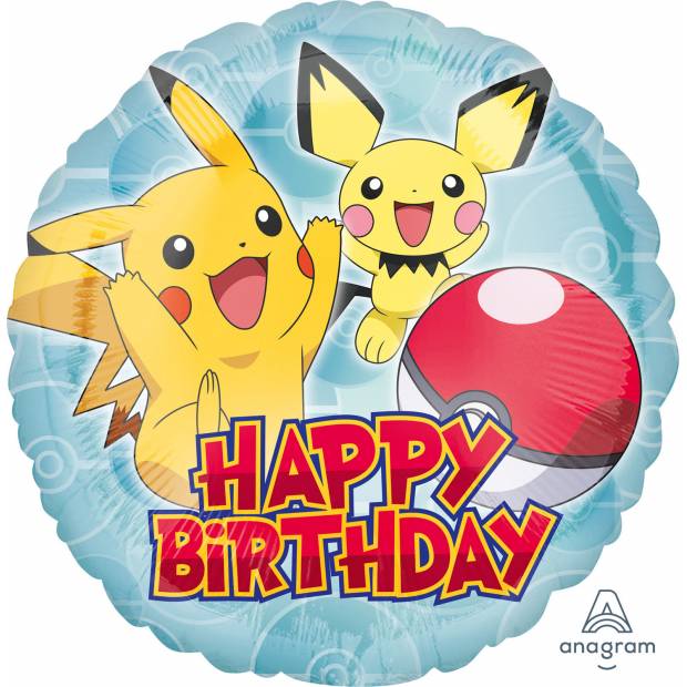 Štandardný fóliový balón Pokémon Pikachu
