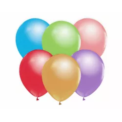 Metalické balóniky 10 ks 30 cm