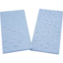 Odtlačková textura kamene a zdi 14,5x7 cm