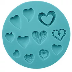 Silikónová formička srdiečka 10 cm
