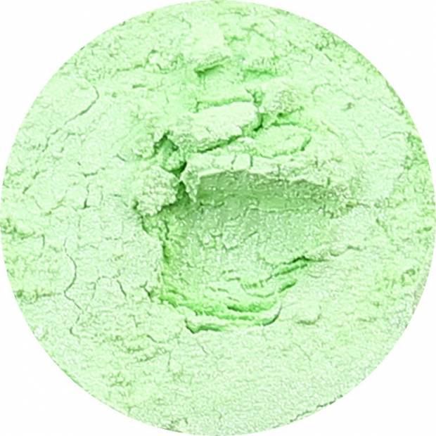 Prášková farba pastelová zelená 10g