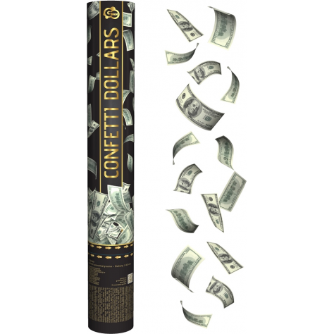 Peniaze na vyhadzovanie konfiet - dolár 40 cm