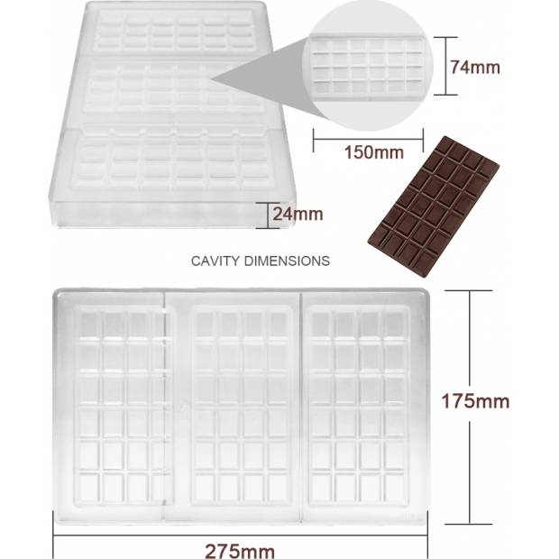 Forma na čokoládu - stôl