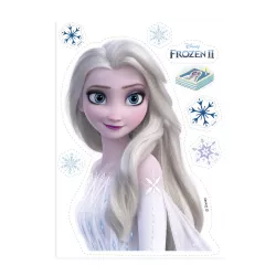 Jedlý papier Frozen II - Ľadové kráľovstvo na vystříhanie 21x14,8 cm