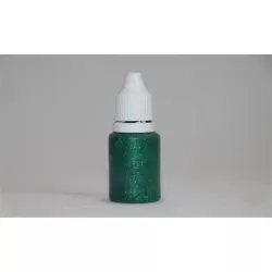 Gel na povrchy s glitry Luster Paint 15ml Emerald