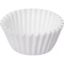 Orion papierové formičky na muffiny biele priemer dna 2,9 cm (100 ks) 120008 dortis