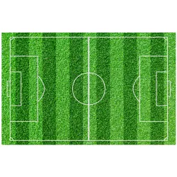 Fondánový list futbalovej ihriskovej plochy 30x20 cm