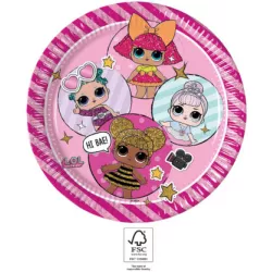 Papierový tanier na párty 23 cm Lol