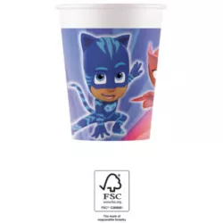 Papierové kelímky 200 ml PJ Masks