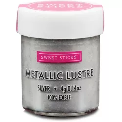Prachová farba metalická Silver 4 g