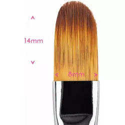 Štetec zaoblený číslo 4