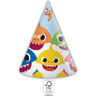 Baby Shark party klobúky