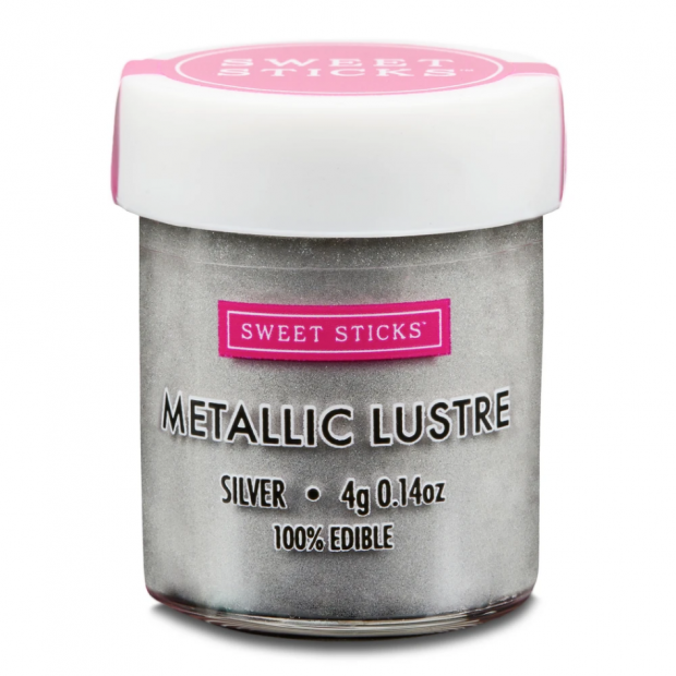 Metalická prachová farba Silver 4g