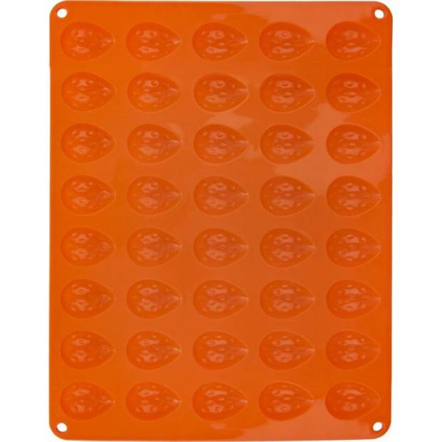 silikónová forma na pečenie veľká oranžová Oriešky (na 40 kusov) 151760 Orion