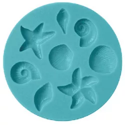 Silikonová formička mušle 1,5x2,5cm - Cakesicq