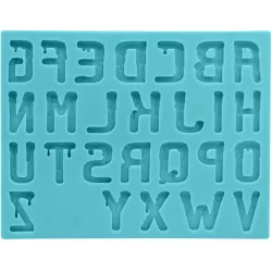 Silicone formička abeceda horor 15x11,5 cm