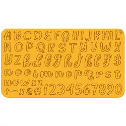 Tlačová abeceda romantická