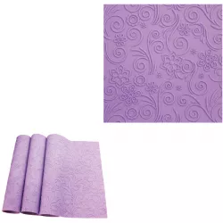 Silikónová reliéfna podložka kvety