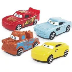 Figúrky na tortu Cars 4 ks