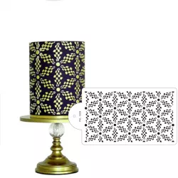 Šablóna na koláč - hypnóza hviezda