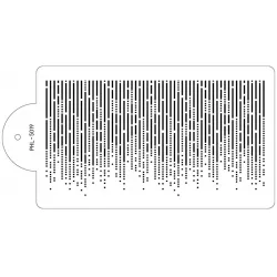 Stencil šablóna na tortu - Sea Alphabet 40x21cm