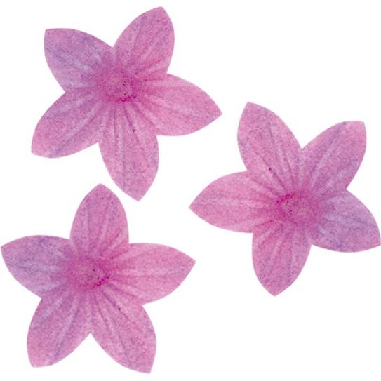 Jedlé papierové kvety 400ks 2cm fialové