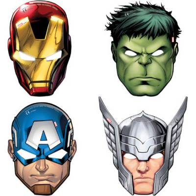 Masky Avengers pre deti 4ks