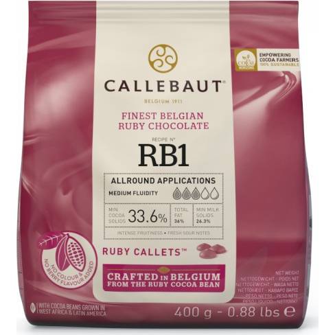 Čokoláda rubín 0,4kg 33%