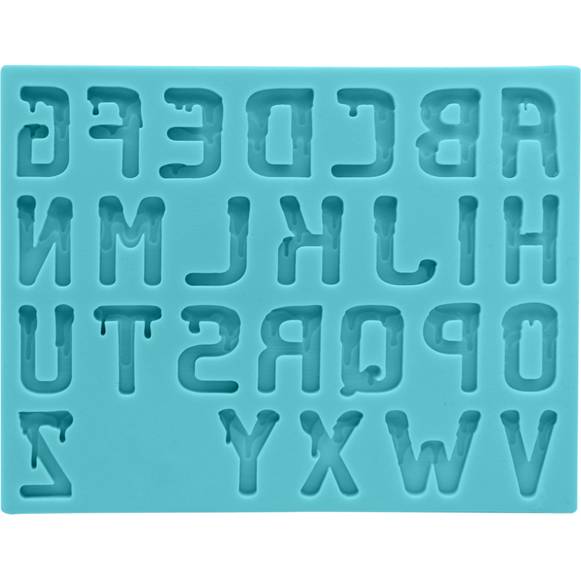 Silikónová forma Abeceda hrôzy 15x11,5cm