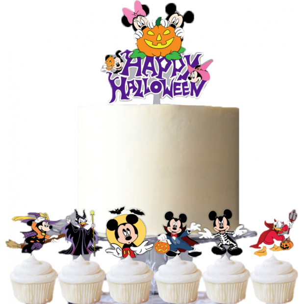 Mickey Halloween topper na tortu