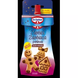 Dekorativná poleva tmavá kakaová 140g