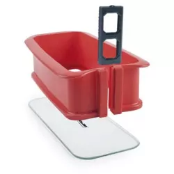 Rozkládacia forma 28x13 cm so sklennou základňou