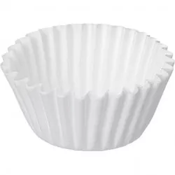 Orion papierové formičky na muffiny biele priemer dna 3,1 cm (100 ks) 120009 dortis