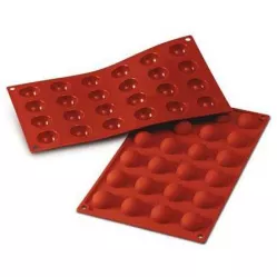 Silicone forma Semisfera 3 x 1,5 cm 240 ml