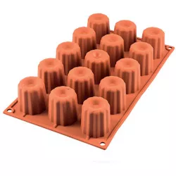 Silikónová forma Canelé 4,5x4,5 cm 900 ml