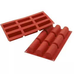 Silicone form Midi Buche 8,4x3,2x3,5 cm 0,7 l