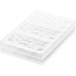 Profesionálna polykarbonátová forma na čokoládu tabuľka Coccia t 3x80ml