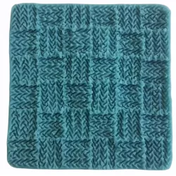 Silikónová forma štruktúra pletenia