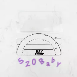 Podložka na abecedu kruhová 20x10 cm