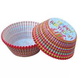Košíčky na muffiny veselé narozeniny (50 ks)