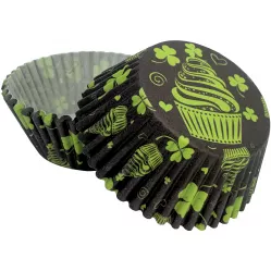 Košíčky na muffiny motiv zelený cupcake (50 ks)
