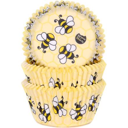 Košíky na muffiny včely 50x33 mm