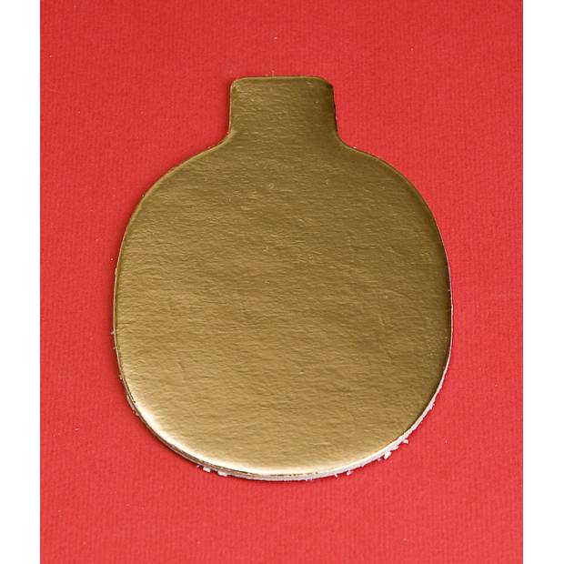 Papierová podložka zlatá mini dezert 10x6,5cm (oválna) 200 ks