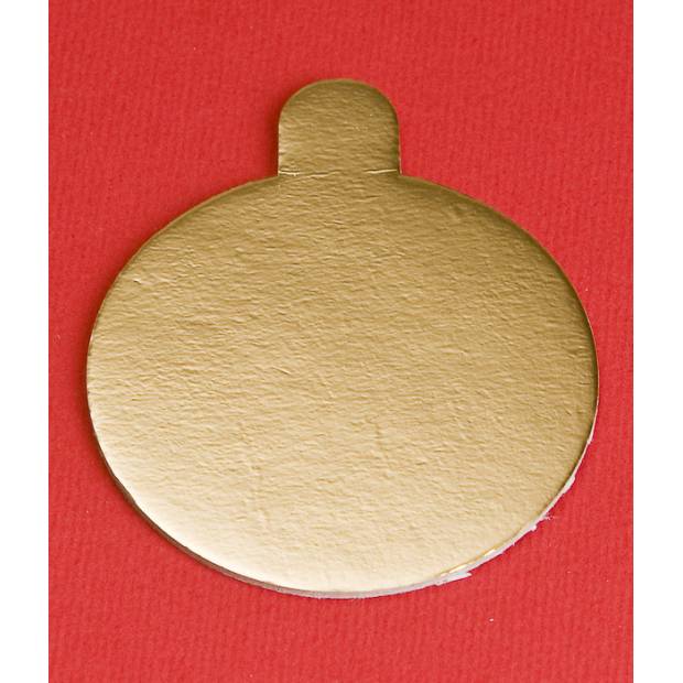 Papierová podložka zlatá mini dezert d.10cm (okrúhla) 200 ks