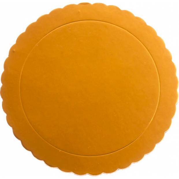 Podložka na tortu 20 cm 3 mm zlatá