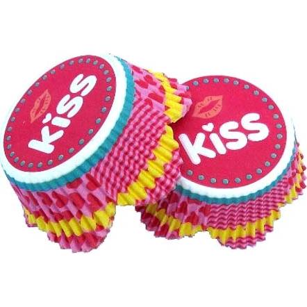 Košíky na muffiny Kiss (50 ks)